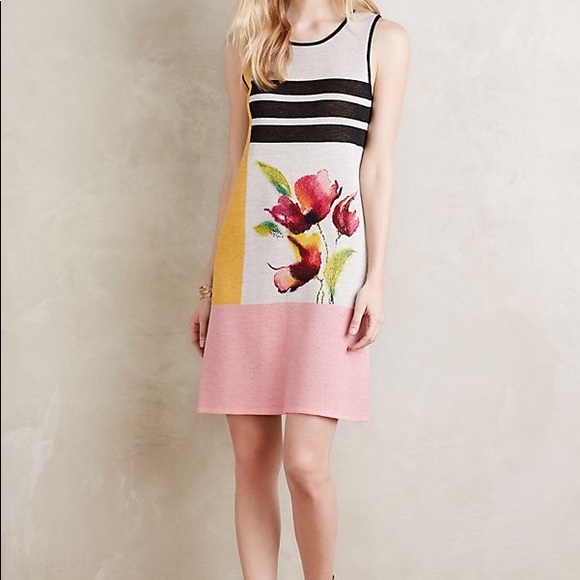 Anthropologie Troubadour Petale Sweater Shift - Picture 1 of 5